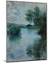 The Seine Near Vetheuil, 1879-Claude Monet-Mounted Premium Giclee Print