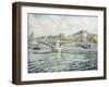 The Seine, Paris; La Seine a Paris, 1904-Henri Lebasque-Framed Giclee Print