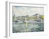 The Seine, Paris; La Seine a Paris, 1904-Henri Lebasque-Framed Giclee Print