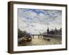 The Seine, Paris-Frank Myers Boggs-Framed Giclee Print