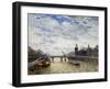 The Seine, Paris-Frank Myers Boggs-Framed Giclee Print