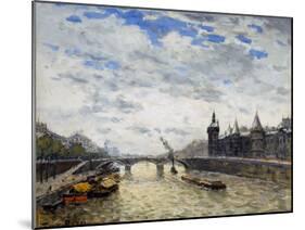 The Seine, Paris-Frank Myers Boggs-Mounted Giclee Print