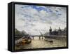 The Seine, Paris-Frank Myers Boggs-Framed Stretched Canvas