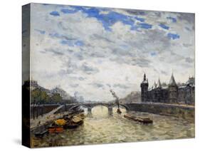 The Seine, Paris-Frank Myers Boggs-Stretched Canvas