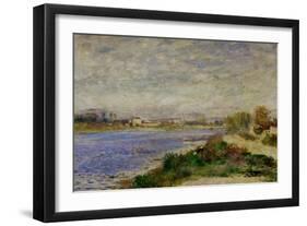 The Seine River Near Argenteuil, circa 1873-Pierre-Auguste Renoir-Framed Giclee Print