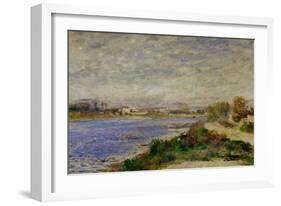 The Seine River Near Argenteuil, circa 1873-Pierre-Auguste Renoir-Framed Giclee Print