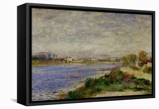 The Seine River Near Argenteuil, circa 1873-Pierre-Auguste Renoir-Framed Stretched Canvas