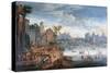 The Seine River, Paris, 17th Century-Mathieu Schoewaerdts-Stretched Canvas