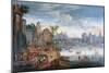 The Seine River, Paris, 17th Century-Mathieu Schoewaerdts-Mounted Giclee Print