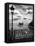 The Seine River - Pont des Arts - Paris-Philippe Hugonnard-Framed Stretched Canvas