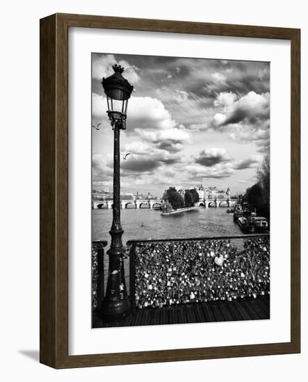 The Seine River - Pont des Arts - Paris-Philippe Hugonnard-Framed Photographic Print