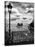 The Seine River - Pont des Arts - Paris-Philippe Hugonnard-Stretched Canvas