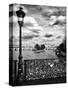 The Seine River - Pont des Arts - Paris-Philippe Hugonnard-Stretched Canvas