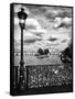 The Seine River - Pont des Arts - Paris-Philippe Hugonnard-Framed Stretched Canvas