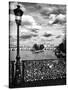 The Seine River - Pont des Arts - Paris-Philippe Hugonnard-Stretched Canvas