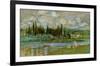 The Seine River-Claude Monet-Framed Art Print