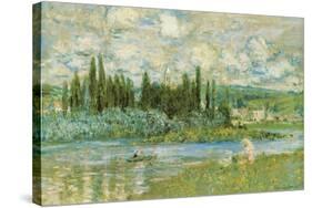 The Seine River-Claude Monet-Stretched Canvas