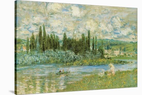 The Seine River-Claude Monet-Stretched Canvas