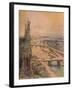 'The Seine seen from Notre Dame', 1915-Charles Jouas-Framed Giclee Print