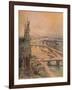 'The Seine seen from Notre Dame', 1915-Charles Jouas-Framed Giclee Print