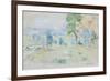 The Seine Valley at Mézy, 1891-Berthe Morisot-Framed Giclee Print