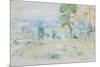 The Seine Valley at Mézy, 1891-Berthe Morisot-Mounted Giclee Print