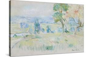 The Seine Valley at Mézy, 1891-Berthe Morisot-Stretched Canvas