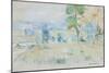 The Seine Valley at Mézy, 1891-Berthe Morisot-Mounted Premium Giclee Print