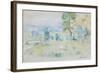 The Seine Valley at Mézy, 1891-Berthe Morisot-Framed Giclee Print