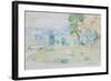 The Seine Valley at Mézy, 1891-Berthe Morisot-Framed Giclee Print