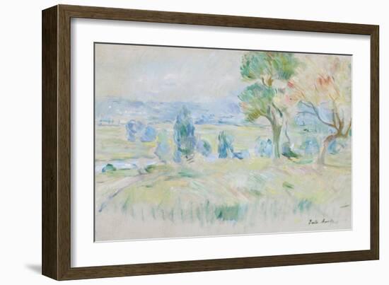 The Seine Valley at Mézy, 1891-Berthe Morisot-Framed Giclee Print