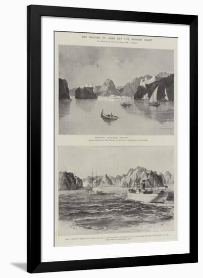 The Seizure of Arms Off the Persian Coast-Charles Auguste Loye-Framed Giclee Print