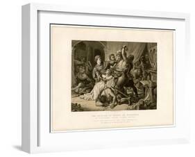 The Seizure of Roger De Mortimer (1287-133) at Nottingham Castle, 19th Century-Noel Paton-Framed Giclee Print