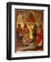 The Selected Saints before the Icon of Our Lady of Kazan, Late 18th Cent.-Evfimy Denisov-Framed Giclee Print