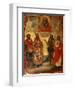 The Selected Saints before the Icon of Our Lady of Kazan, Late 18th Cent.-Evfimy Denisov-Framed Giclee Print