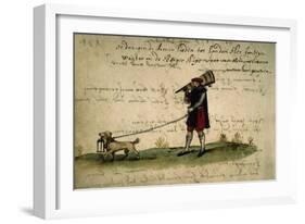 The Seller of Water Blind Illustration of Story-Thomas Deloney-Framed Giclee Print