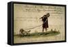 The Seller of Water Blind Illustration of Story-Thomas Deloney-Framed Stretched Canvas