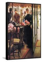 The Seller-James Tissot-Framed Stretched Canvas