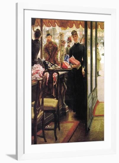 The Seller-James Tissot-Framed Art Print