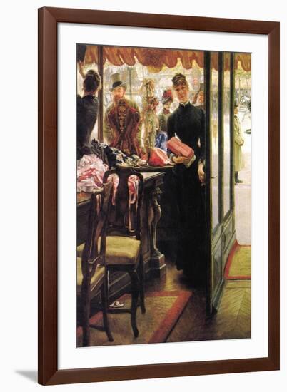 The Seller-James Tissot-Framed Art Print