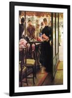 The Seller-James Tissot-Framed Art Print