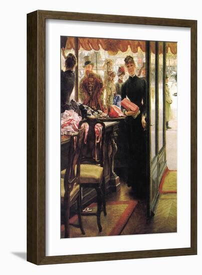 The Seller-James Tissot-Framed Art Print