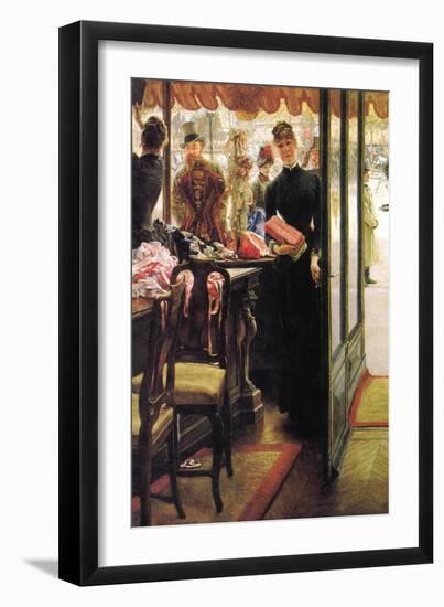 The Seller-James Tissot-Framed Art Print