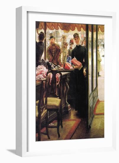 The Seller-James Tissot-Framed Art Print