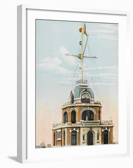 The Semaphore System at the Port of Le Havre, France-null-Framed Photographic Print