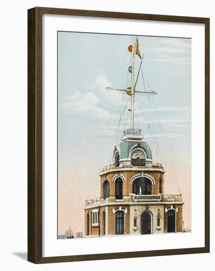 The Semaphore System at the Port of Le Havre, France-null-Framed Photographic Print