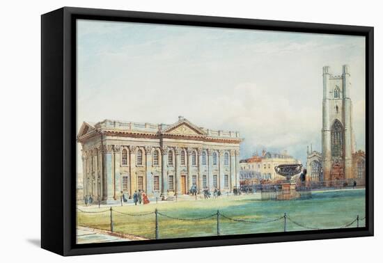 The Senate House at Cambridge University-Bradford Rudge-Framed Stretched Canvas