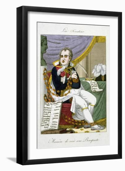 The Senator, 19th Century-null-Framed Giclee Print