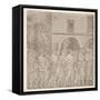 The Senators, from 'The Triumph of Julius Caesar, C.1495-Andrea Mantegna-Framed Stretched Canvas