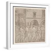 The Senators, from 'The Triumph of Julius Caesar, C.1495-Andrea Mantegna-Framed Giclee Print